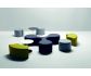 Photo : Ensemble de 3 poufs reliés MOLECULE